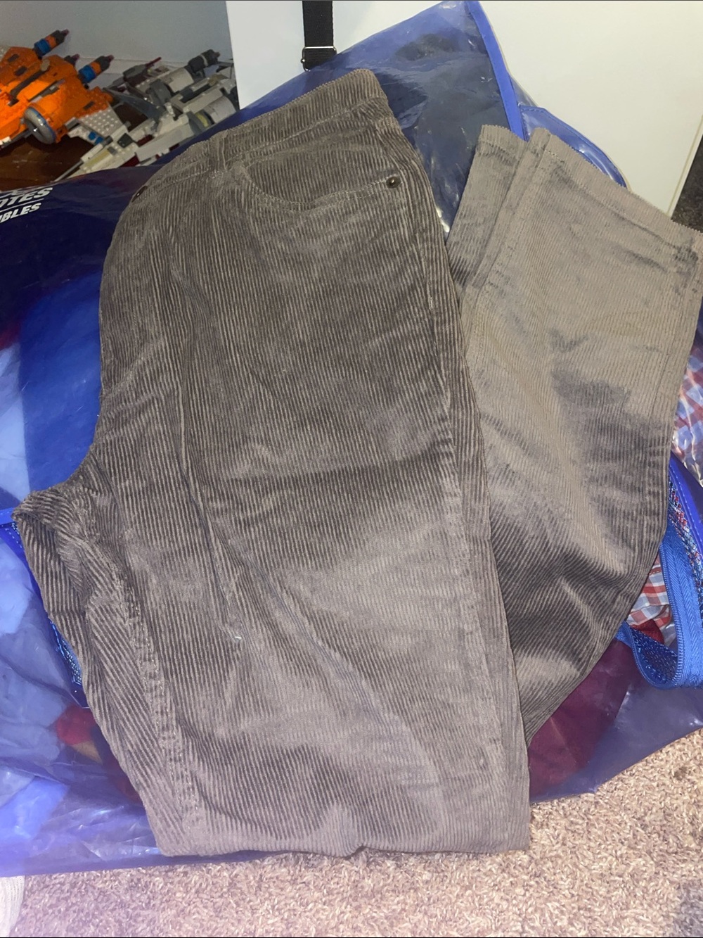 Class Club Corduroy Pants in Grey
